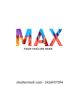 Max Logo For Company Vector Template Design Illustration