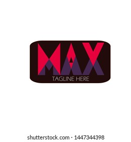 Max Logo Letter Vector Template Design Illustration