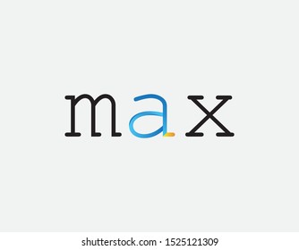 Max Logo Letter Vector Template Design Illustration