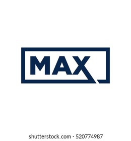 Max Logo Vector Stock Vector (royalty Free) 520775002