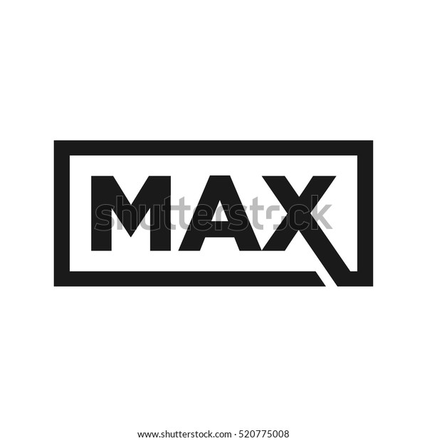 Max Logo Vector Stock Vector Royalty Free 520775008 Shutterstock