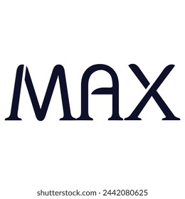max logo vector graphic illustration