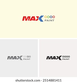 Max paint Logo design Idea