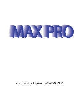 Max Pro Text Logo Premium para ti