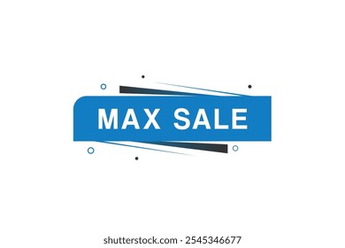 Elemento de Web de Plantilla de Anuncio de venta máxima o anuncio. estilo plano de diseño de Vector.