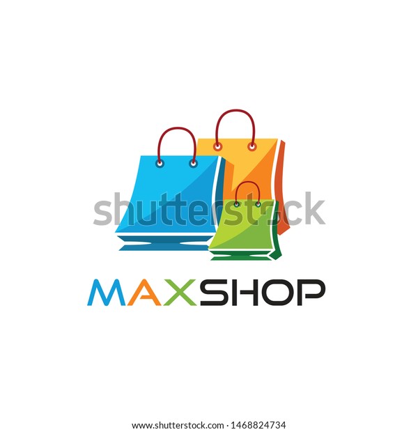 String string Op te slaan wees onder de indruk Max Shop Logo Template Business Personal Stock Vector (Royalty Free)  1468824734