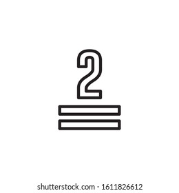 Max stack icon symbol vector illustration