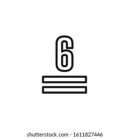 Max stack icon symbol vector illustration