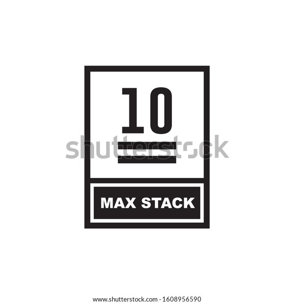 Max Stack Icon Symbol  Illustration Stock  (Royalty Free .