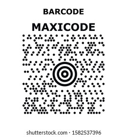 Максикод. MAXICODE. MAXICODE штрих код. QR код MAXICODE. MAXICODE примеры использования.