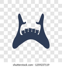Maxilla icon. Trendy Maxilla logo concept on transparent background from Dentist collection