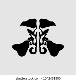 Maxillary Sinus Icon. Sinusitis. Sinus Infection Is Inflammation Of The Sinuses. Rhinosinusitis