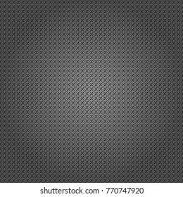 Maximal element tiles geometric seamless pattern in white, gray and black colors. Seamless background. Vector illustration.