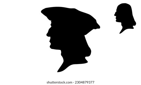 Maximilian I silhouette, Holy Roman Emperor