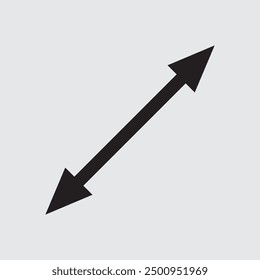 Maximizar y expandir, flechas de dirección desde el Vector de iconos de pantalla completa.  Flecha de estilo plano significa de expansión y Ilustración vectorial de íconos abiertos.