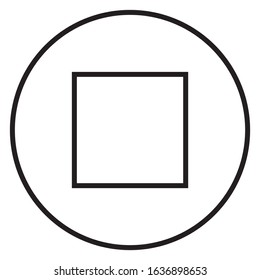 Maximize icon for additional design mockup, posters, videos, games, web, etc. Editable vector.