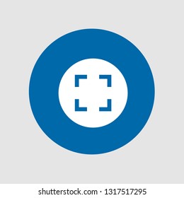  Maximize icon. Editable  Maximize icon for web or mobile.