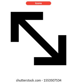 maximize icon isolated sign symbol vector illustration - high quality black style vector icons
