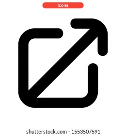 maximize icon isolated sign symbol vector illustration - high quality black style vector icons

