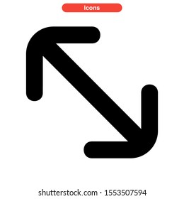 maximize icon isolated sign symbol vector illustration - high quality black style vector icons
