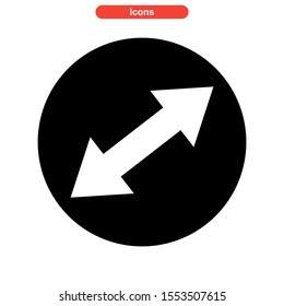 maximize icon isolated sign symbol vector illustration - high quality black style vector icons
