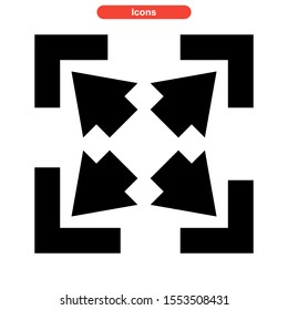 maximize icon isolated sign symbol vector illustration - high quality black style vector icons
