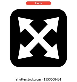 maximize icon isolated sign symbol vector illustration - high quality black style vector icons
