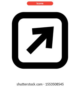 maximize icon isolated sign symbol vector illustration - high quality black style vector icons
