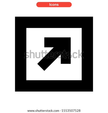 maximize icon isolated sign symbol vector illustration - high quality black style vector icons

