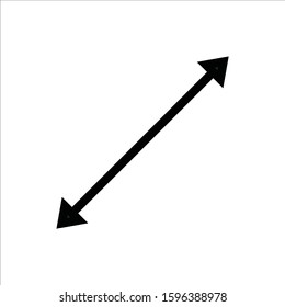 Maximize icon. Scale vector icon. Resize flat sign design. Move symbol pictogram