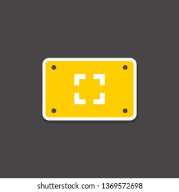 maximize icon. web sign
