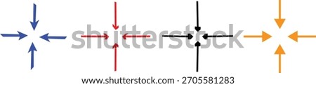 maximize and minimize icons, expanding arrow line icon symbol, expanding arrow line icons in thin line style,
