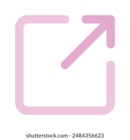Maximiza el diseño de íconos de pantalla, diseño de Vector premium