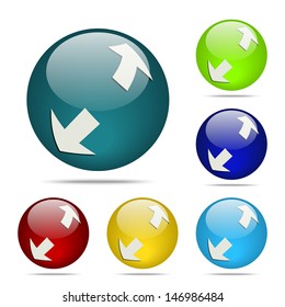 Maximize Sphere button / icon