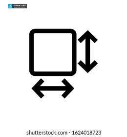 maximize tools icon isolated sign symbol vector illustration - high quality black style vector icons

