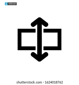 maximize tools icon isolated sign symbol vector illustration - high quality black style vector icons
