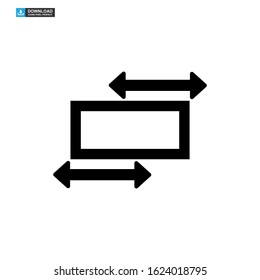 maximize tools icon isolated sign symbol vector illustration - high quality black style vector icons
