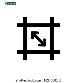 maximize tools icon isolated sign symbol vector illustration - high quality black style vector icons
