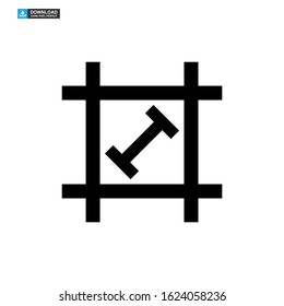 maximize tools icon isolated sign symbol vector illustration - high quality black style vector icons
