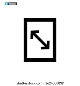 maximize tools icon isolated sign symbol vector illustration - high quality black style vector icons
