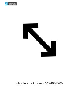 maximize tools icon isolated sign symbol vector illustration - high quality black style vector icons
