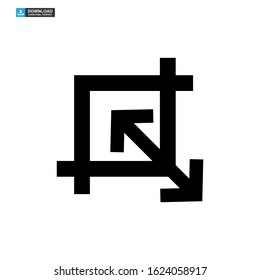 maximize tools icon isolated sign symbol vector illustration - high quality black style vector icons
