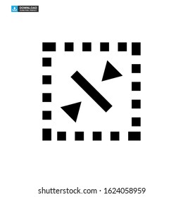maximize tools icon isolated sign symbol vector illustration - high quality black style vector icons
