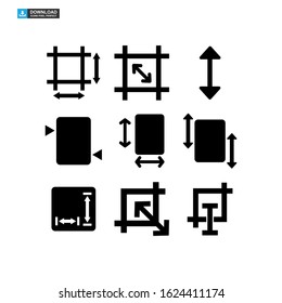 maximize tools icon isolated sign symbol vector illustration - Collection of high quality black style vector icons
