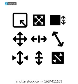 maximize tools icon isolated sign symbol vector illustration - Collection of high quality black style vector icons
