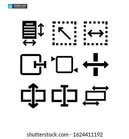 maximize tools icon isolated sign symbol vector illustration - Collection of high quality black style vector icons
