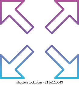 Maximize vector icon. Can be used for printing, mobile and web applications.