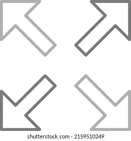 Maximize vector icon. Can be used for printing, mobile and web applications.