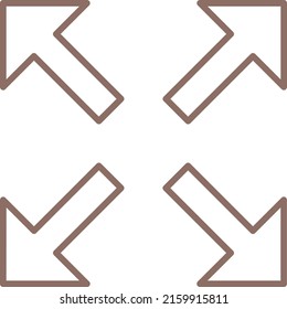 Maximize vector icon. Can be used for printing, mobile and web applications.