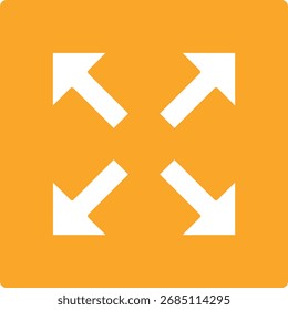 Maximize vector icon. Can be used for printing, mobile and web applications.